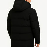 Men's Waterproof Puffer Jacket Insulated Black