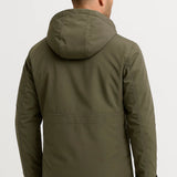 Men's Insulated Waterproof Puffer Jacket for Outdoor Activities