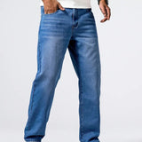 Men's Jeans Stretch Soft Fabric Comfortable Fit