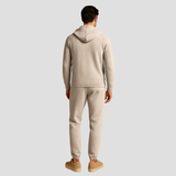 Men's Loungewear Set Wool Zipped Hoodie Jogger Pants