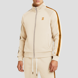 Men's Tracksuit Set Breathable Fabric Striped Design