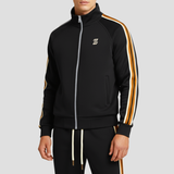 Men's Tracksuit Set Breathable Fabric Striped Design