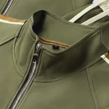 Men's Tracksuit Set Breathable Fabric Striped Design