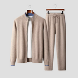 Men's Lounge Set Merino Wool Two-Piece Soft Comfort