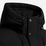 Men's Waterproof Puffer Jacket Insulated Black