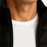 Men's Puffer Vest Cotton-Padded Sleeveless Winter Jacket