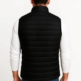 Men's Puffer Vest Cotton-Padded Sleeveless Winter Jacket
