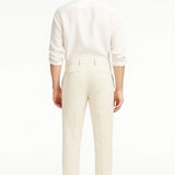 Men's Trousers Modern Fit Cotton Elegant with Folds