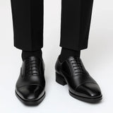 Men's Black Dress Shoes Leather Derby Formal Business Wedding