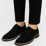 Men's Oxford Shoes Suede Leather Lace-Up Business Casual