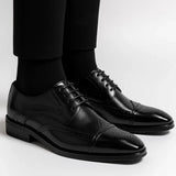Men's Dress Shoes Genuine Leather Oxford Formal Footwear