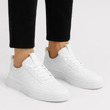 Men's Sneakers Leather Casual Breathable Perforated Design