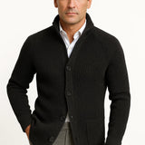 Men's Cardigan Wool Knit Buttoned Casual Comfortable Fit