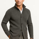 Men's Cardigan Wool Knit Buttoned Casual Comfortable Fit