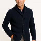 Men's Cardigan Wool Knit Buttoned Casual Comfortable Fit