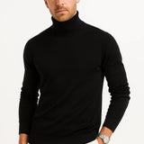 Men's Turtleneck Sweater Virgin Wool Classic Design Comfortable Fit