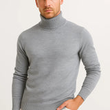 Men's Turtleneck Sweater Virgin Wool Classic Design Comfortable Fit