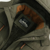 Men's Insulated Waterproof Puffer Jacket for Outdoor Activities