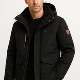 Men's Insulated Waterproof Puffer Jacket for Outdoor Activities