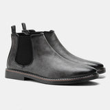 Men's Chelsea Boots Synthetic Leather Retro Slip-On Comfortable Fashion