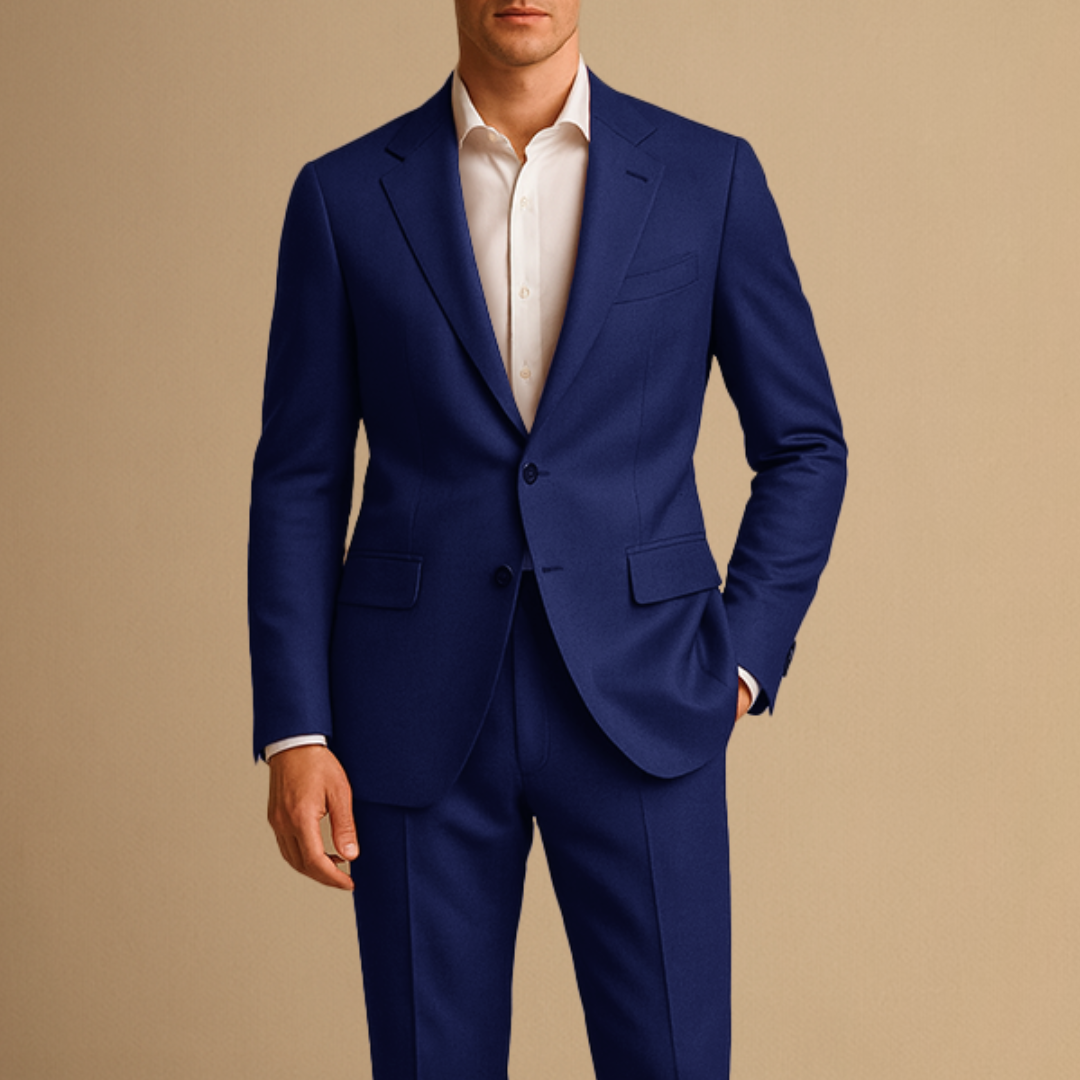 Men's Slim Fit Suit Lightweight Two Piece for Weddings and Formal Events
