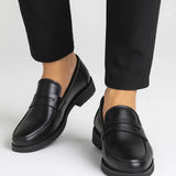 Men's Oxford Shoes Leather Breathable Round Toe Formal