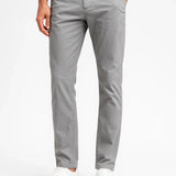 Men's Chino Pants Khaki Cotton Stretch Straight Fit