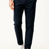 Men's Chino Pants Khaki Cotton Stretch Straight Fit