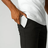 Men's Chino Pants Khaki Stretch Fabric Modern Fit