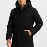 Men's Waterproof Puffer Jacket Insulated Black
